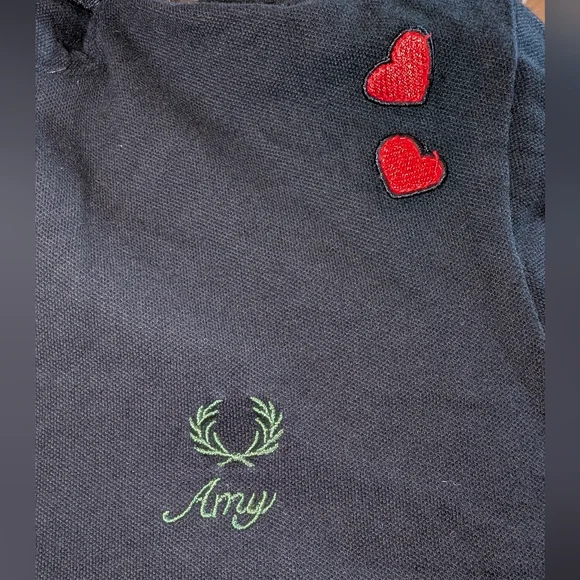 Fred Perry Black Amy Winehouse Foundation Polo Dress - Picture 16 of 16